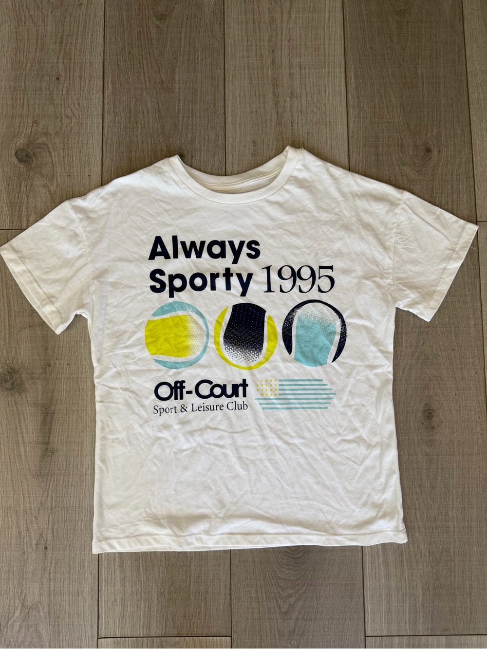 Always Sporty 1995 Off-Court Graphic Tee - White